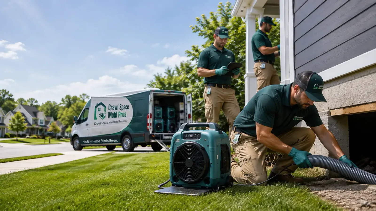 Crawl Space Mold Removal in Bridgewater, VT